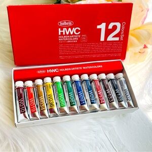 Holbein Artists' Watercolors 12 Colors Set
